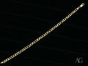 Solid 18k gold Cuban link bracelet with lobster clasp