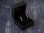 Elegant Stars Drop Earrings in certified 18k solid gold with sparkling stones in a velvet box