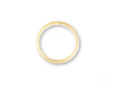 Simple Stellar Strands gold wedding band with sleek gold lines