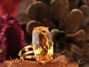 Sunfire Elegance 18k solid gold citrine and diamond ring