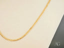 Supreme Elegance 18K Gold Cuban Chain necklace in art gold jewelry