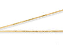 Supreme Elegance 18K Gold Cuban Chain with Two Shiny Gold Links