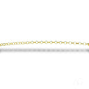 Timeless 18k gold heart bracelet for kids with delicate chain