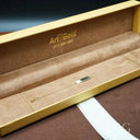 Delicate 18k gold ID bracelet with customizable rectangular plate for kids