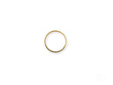 Timeless 18k yellow gold wedding band in polished art gold jewelry