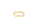 Timeless 18k yellow gold wedding band ring in art gold jewelry