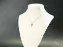 Timeless charm 18k solid gold boy or girl pendant necklace