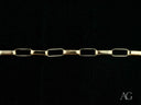 Timeless 18k solid gold classic box link chain bracelet