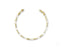 Yellow gold paperclip chain bracelet with lobster clasp, 18k solid gold classic box link jewelry