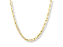 Shiny 18K gold anchor chain necklace embodying timeless strength