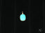 Art gold jewelry Turquoise Bloom pendant with 18k solid gold and turquoise stone