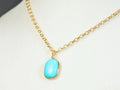 Turquoise Bloom: Turquoise and Diamond Pendant