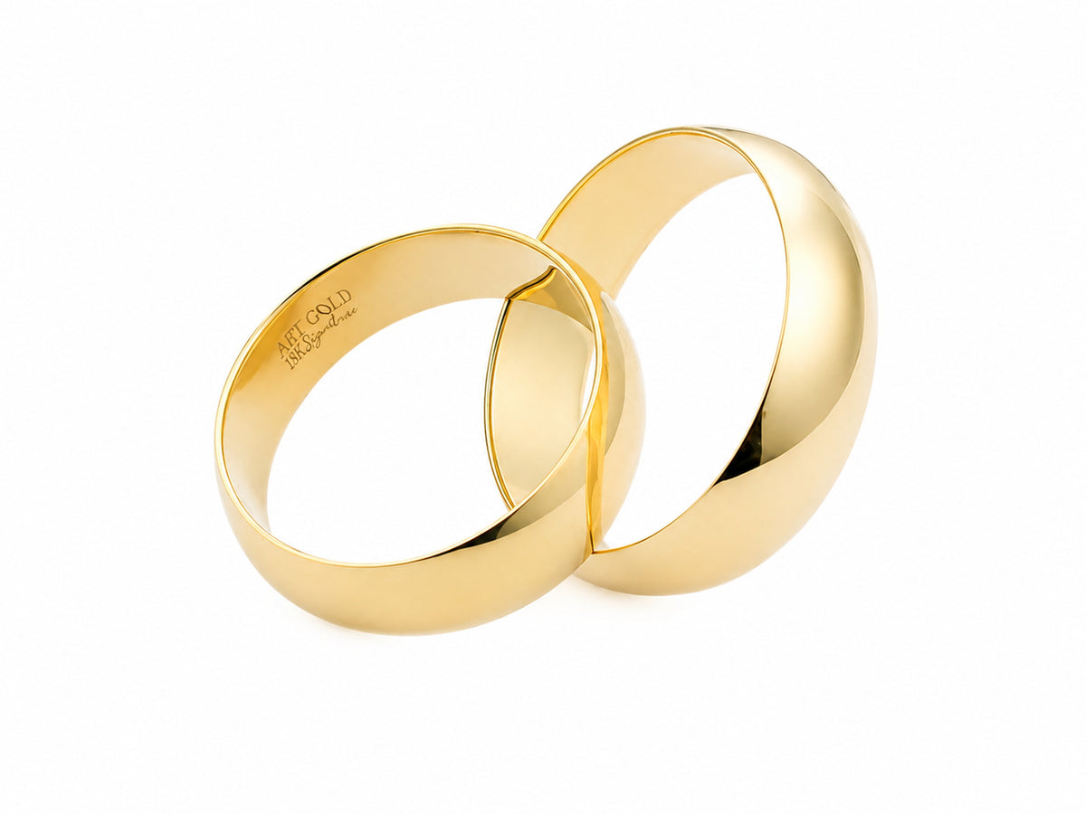 18k Wedding Band