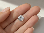 3 carat lab diamond promotional stone, round brilliant loose diamond by ArtGold