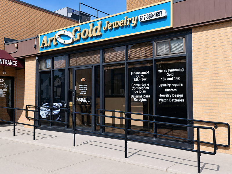 ArtGold Jewelry storefront at 159 Main St, Everett MA